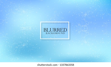 Blue sky palette design. Blur background. Vector illustration-Material design.

