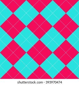 Blue Sky Pink Diamond Background Vector Illustration