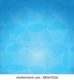 blue sky Polygonal Mosaic Background, Vector illustration, Creative Business Design Templates