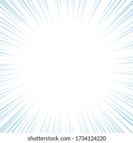 Blue sky ray burst style background speed vector design