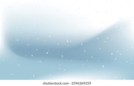 A blue sky with snowflakes falling on it