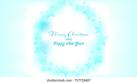 Blue sky star elegant