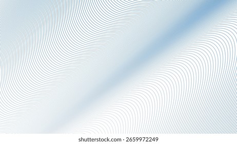 Fondo Abstractas de líneas onduladas de rayas azules para Diseño web moderno, arte digital y presentación de interfaz de usuario