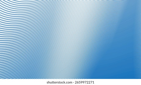 Fondo Abstractas de líneas onduladas de rayas azules para Diseño web moderno, arte digital y presentación de interfaz de usuario