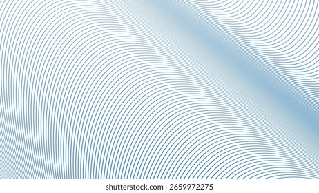 Fondo Abstractas de líneas onduladas de rayas azules para Diseño web moderno, arte digital y presentación de interfaz de usuario