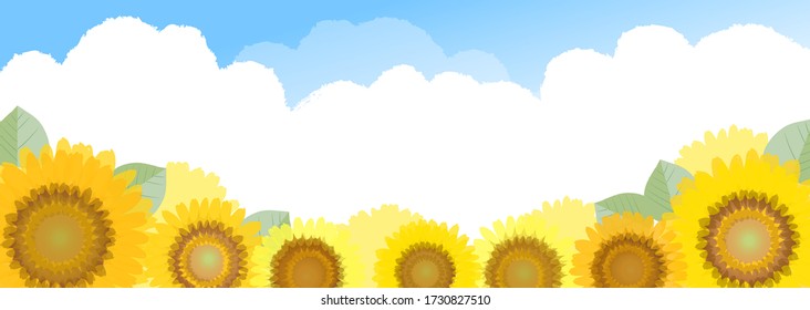 256 Sunflower panorama Stock Illustrations, Images & Vectors | Shutterstock