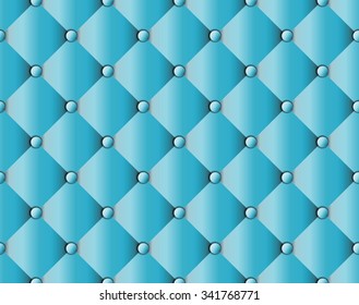 Blue sky upholstery sofa texture pattern background seamless, vector image