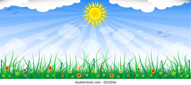 BLUE SKY (vector)