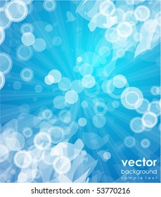 Blue sky. Vector abstract background