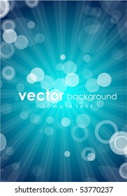 Blue sky. Vector abstract background