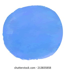 Blue sky watercolor beautiful design background. Vector illustration.