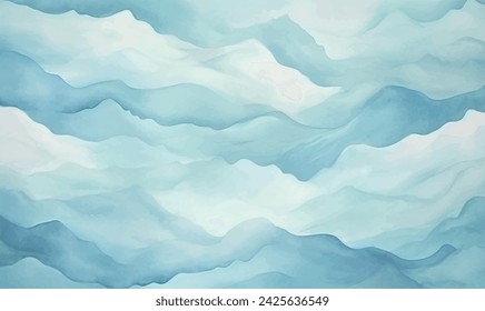 blue sky watercolor coluds background	
