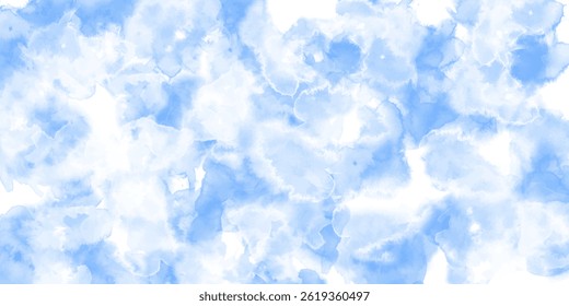 Blue sky with white cloud. The summer heaven is colorful clearing day Good weather and beautiful nature in the morning.