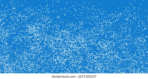 Cielo azul con nubes blancas. El cielo es claro y brillante
