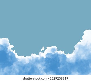 Blue sky and white cloudy
