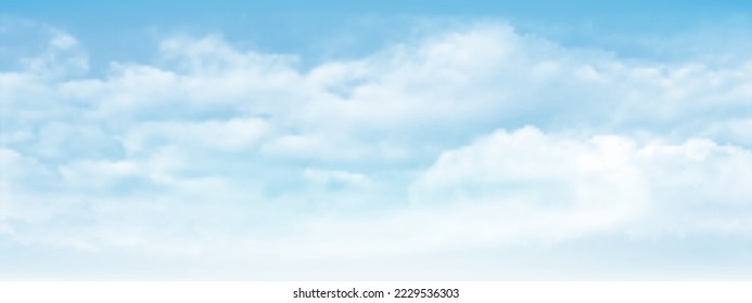Blauer Himmel und weiße weiche Wolken schweben an einem klaren Tag im Himmel. Schöne Luft und Sonnenlicht mit Cloud scape bunt. Sonnenuntergang Himmel auf Hintergrund.