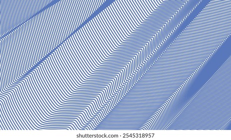 Blue sky zig zag stripes line abstract background for backdrop or fabric style