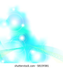 Blue sky-like abstract vector background