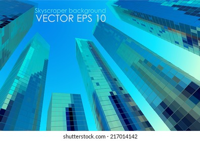 Blue Skyscrapers