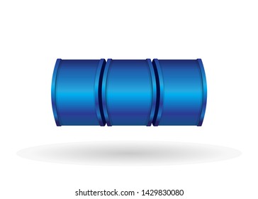 Blue Slot Machine Slots Reel Spin Gambling Vector Illustration