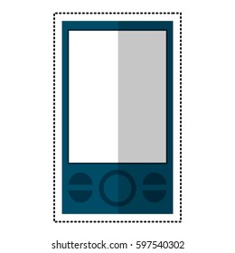 blue smartphone mobile technology communication