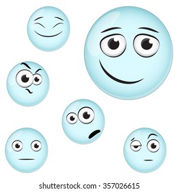 Blue smiles