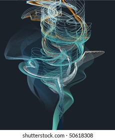 The blue smoke
