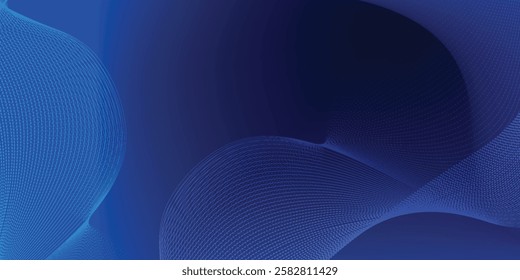 Blue smoke dark background, abstract pattern Simple, modern design for covers