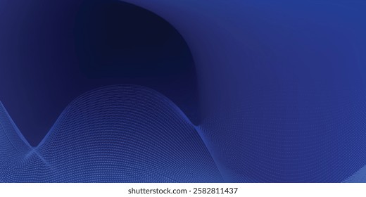 Blue smoke dark background, abstract pattern Simple, modern design for covers