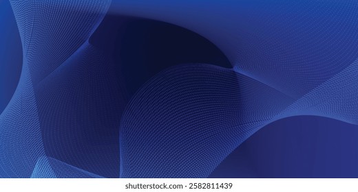 Blue smoke dark background, abstract pattern Simple, modern design for covers