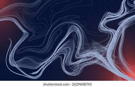 Blue smoke dark background, abstract pattern Simple, modern design for covers, business cards, brochures or product displays. Slim smoke, vape, fog, smog. Illustration of color abstract smoke