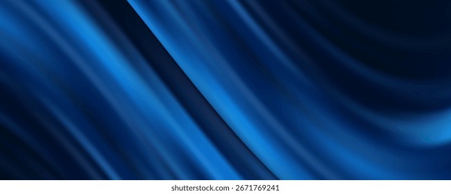 Blue smoke dark background, abstract pattern Simple, modern design for covers, business cards, brochures or product displays.
