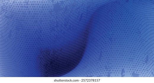 Blue smoke dark background, grunge black dots abstract pattern Modern and simple design for cover