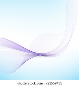 Blue smoke wave abstract background