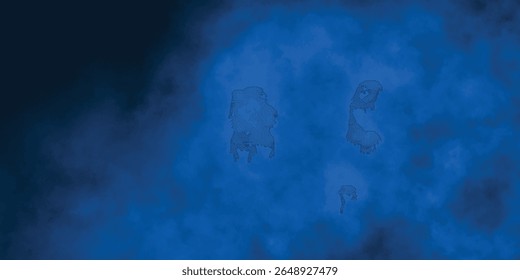 Textura visual azul fumegante para cenários criativos

