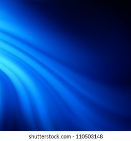 Blue smooth twist light lines background. EPS 8 vector file included