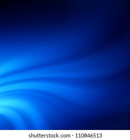 Blue smooth twist light lines background. EPS 8 vector file included