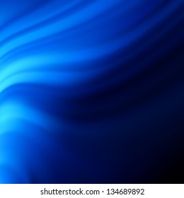 Blue smooth twist light lines background. EPS 8 vector file included