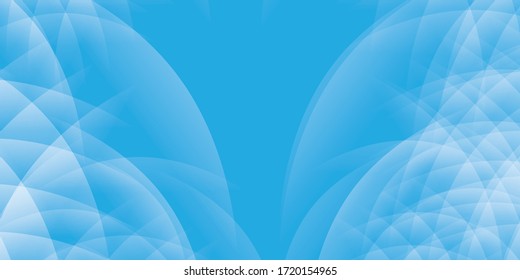 blue smooth twist light lines vector background