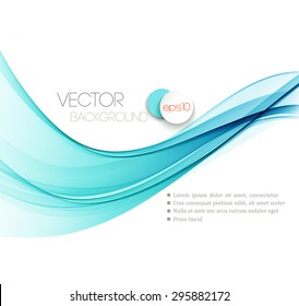  Blue Smooth wave stream line abstract header layout. Vector illustration