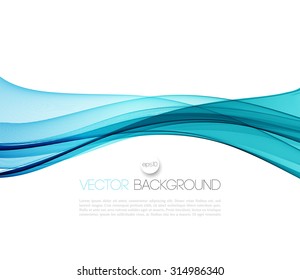  Blue Smooth wave stream line abstract header layout. Vector illustration