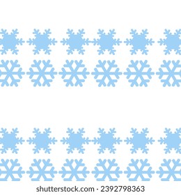 The blue snow icon with two different patterns and ornaments. Snow icon. snow vector. snow illustration.