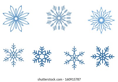 blue snowflakes part 2