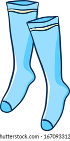 Niveles azules, ilustración, vector sobre fondo blanco.