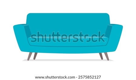 blue sofa chair good quality and design