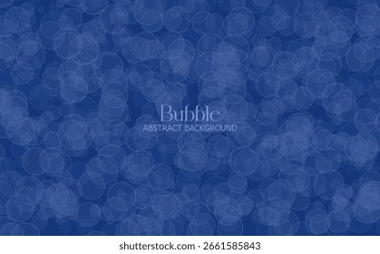 Círculos brillantes suaves azules de Bokeh en el fondo borroso Abstractas