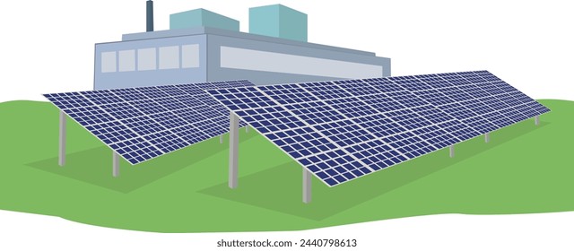 Blue solar panels. background of photovoltaic modules for renewable energy. Solar panel and solar power generation factory.