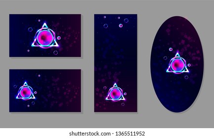Blue space bubbles 3d cluster pastel shades decorative balls abstract vector illustration pearls new trendy neon circles set banners