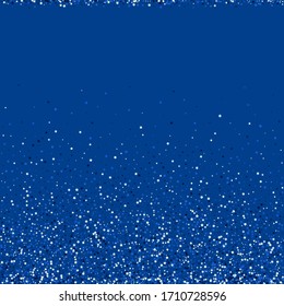 Blue Space Christmas Graphic Texture. Glamour Universe Banner. Celebration Sparkle Background. White Digital Celebration Background.