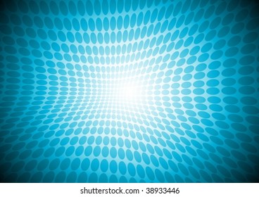 Blue space  dots